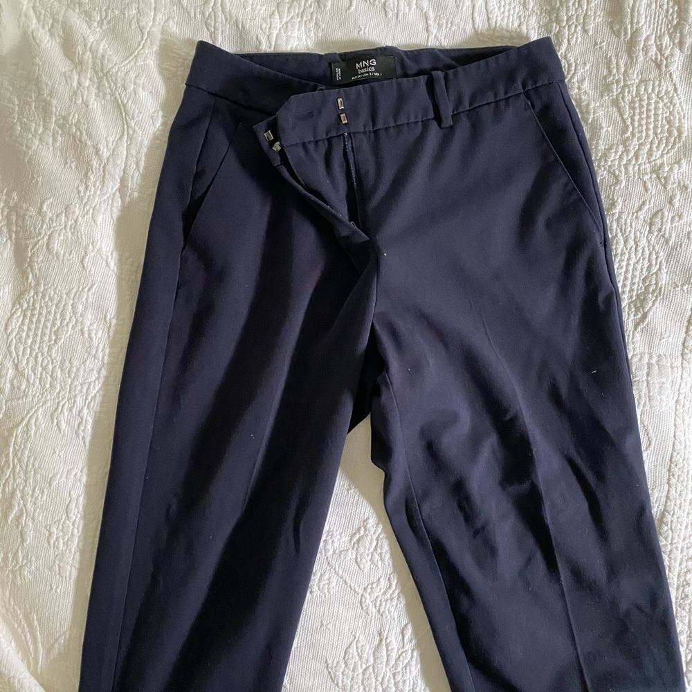 Mango Navy Dress Pants